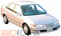 Автомобильные коврики ЭВА (EVA) для Toyota Sprinter VIII правый руль седан (E110 4WD) 1995-2000 