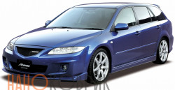 Автомобильные коврики ЭВА (EVA) для Mazda Atenza I правый руль универсал (GG) 2002-2007 