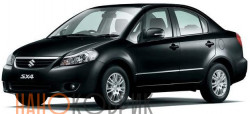 Автомобильные коврики ЭВА (EVA) для Suzuki SX4 I правый руль седан 2006-2016 
