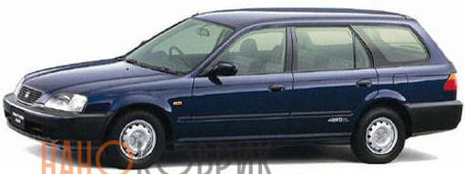 Автомобильные коврики ЭВА (EVA) для Honda Partner I правый руль 4WD (EY) 1996-2006 