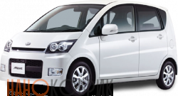 Автомобильные коврики ЭВА (EVA) для Daihatsu Move V правый руль (2WD) 2010-2014 