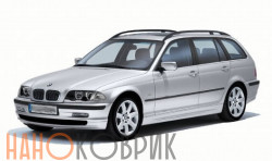 Автомобильные коврики ЭВА (EVA) для BMW 3 IV (E46 универсал) 1998-2006 