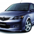 Автомобильные коврики ЭВА (EVA) для Mazda Demio II правый руль (DY) 2002-2005 