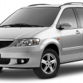 Автомобильные коврики ЭВА (EVA) для Mazda MPV II правый руль (LW) (7 мест без 3 ряда) 1999-2006 