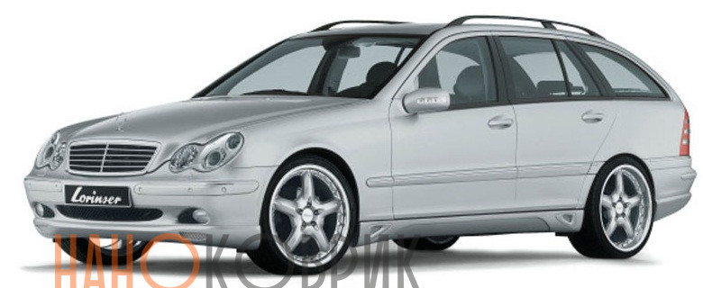 Автомобильные коврики ЭВА (EVA) для Mercedes-Benz C II (S203) (универсал 4WD) 2000-2008 